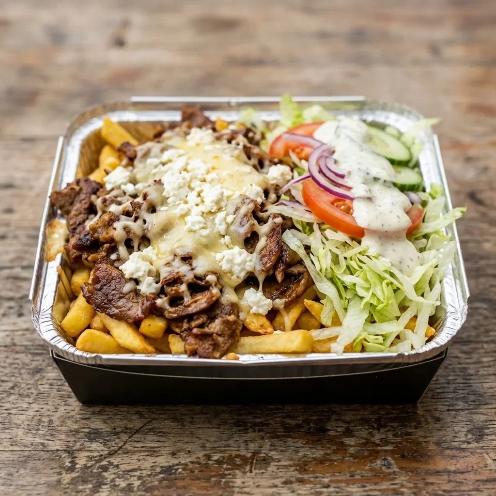Kapsalon lams feta