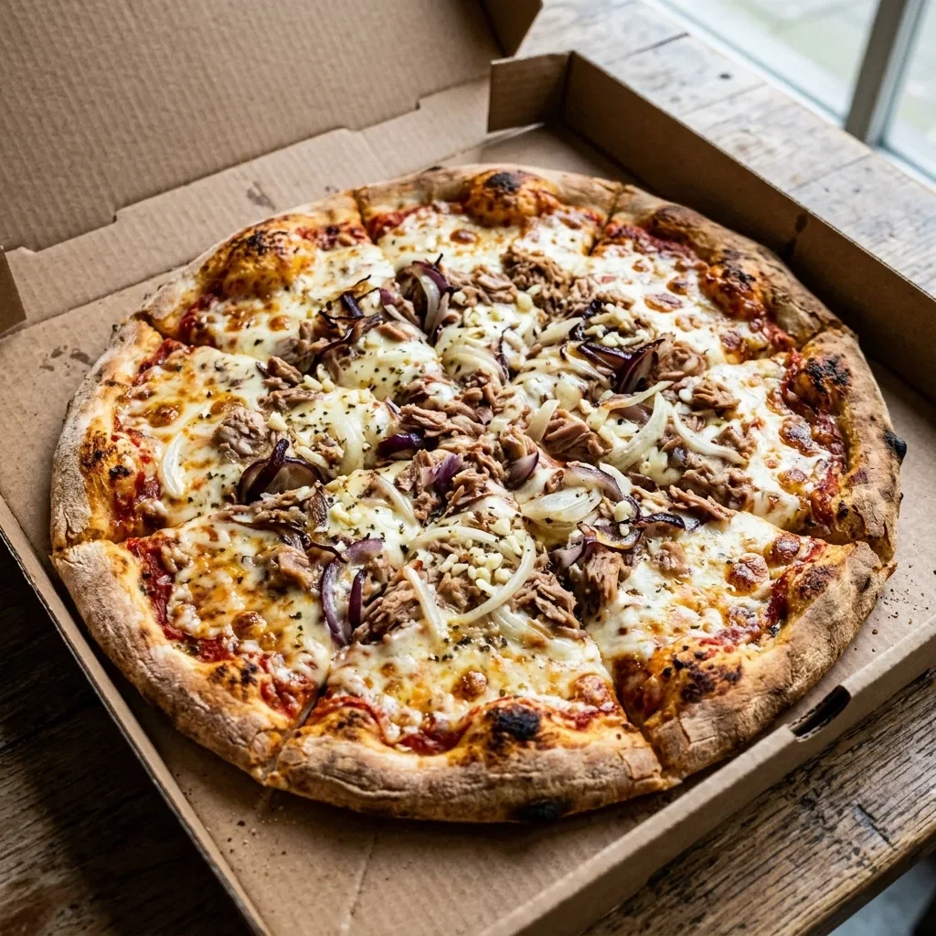 Pizza tonno large