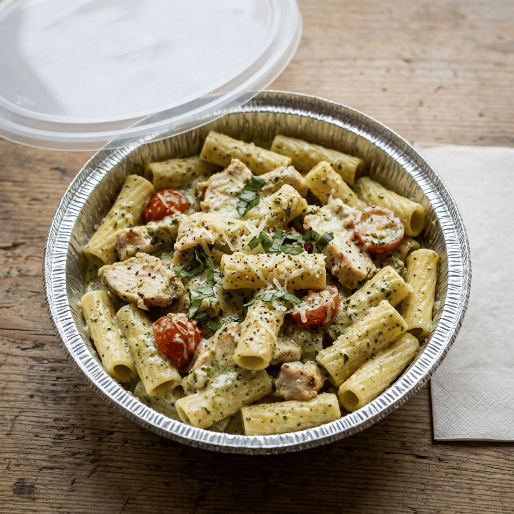 Pasta pesto chicken