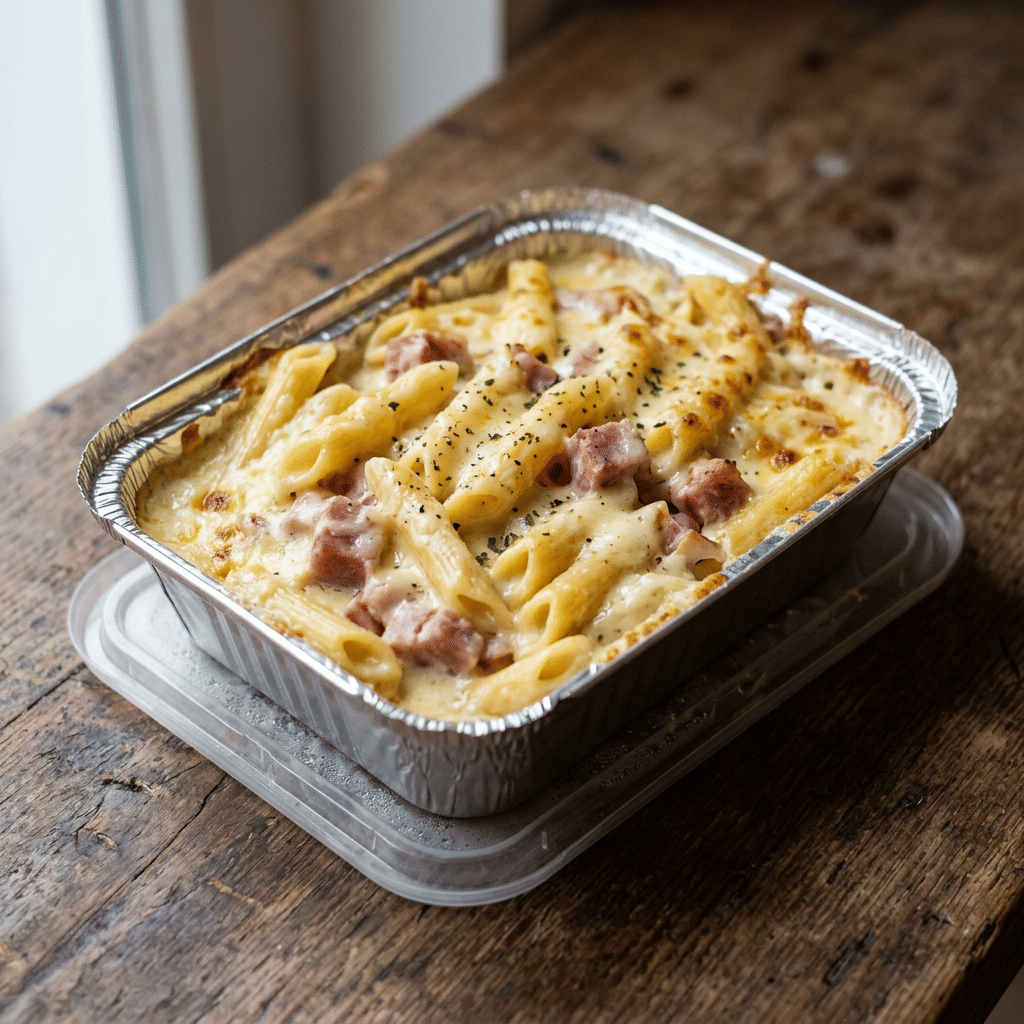 Pasta kaas ham