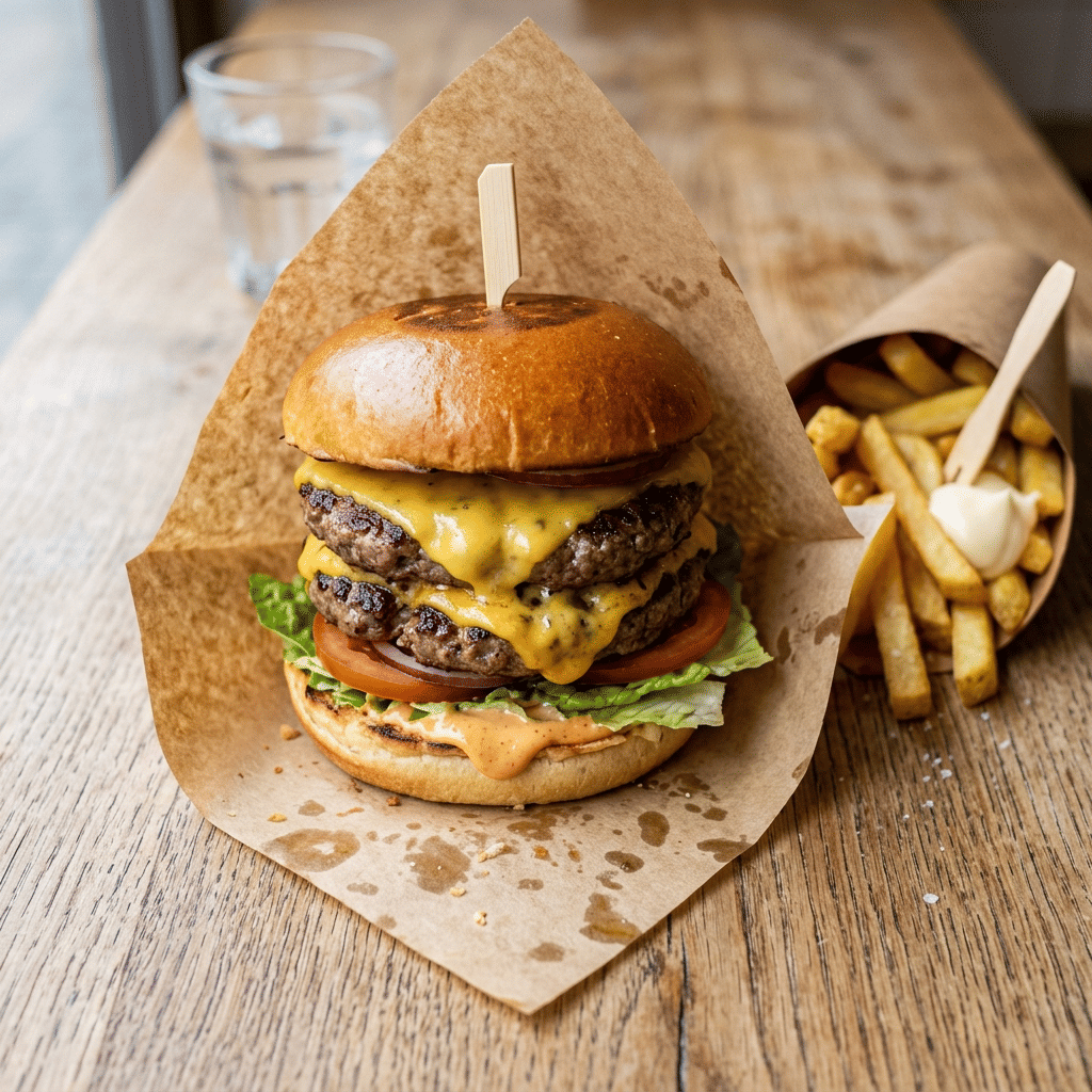 Cheese burger Double