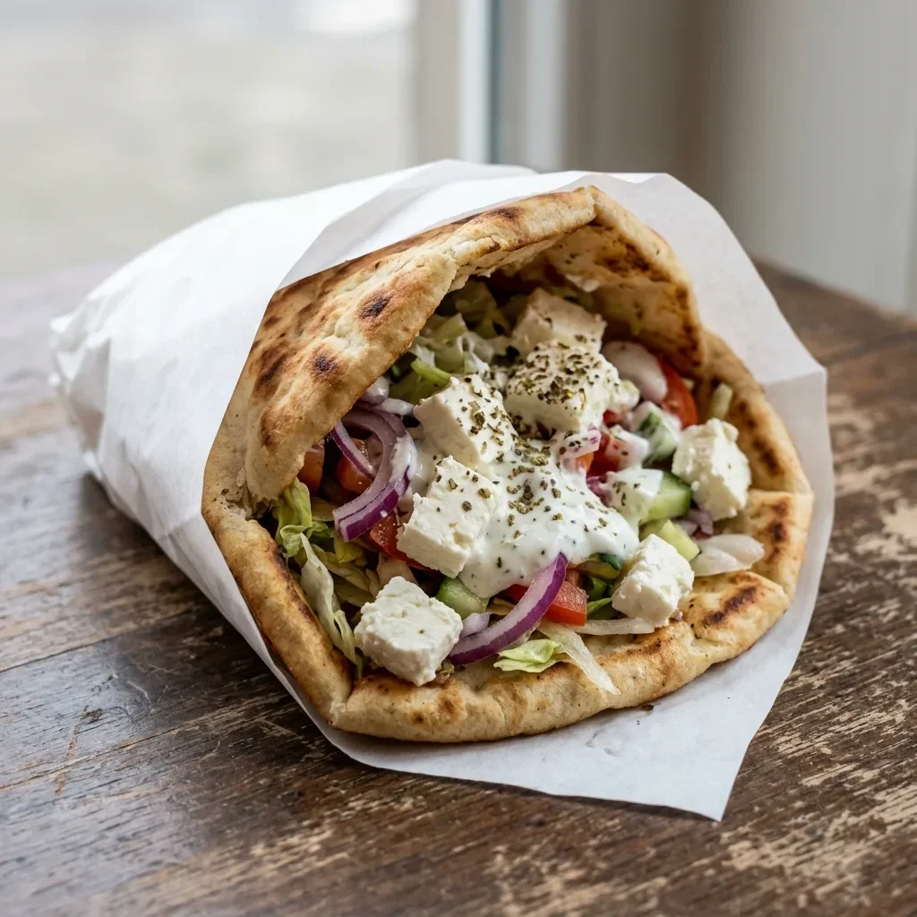Broodje pita feta