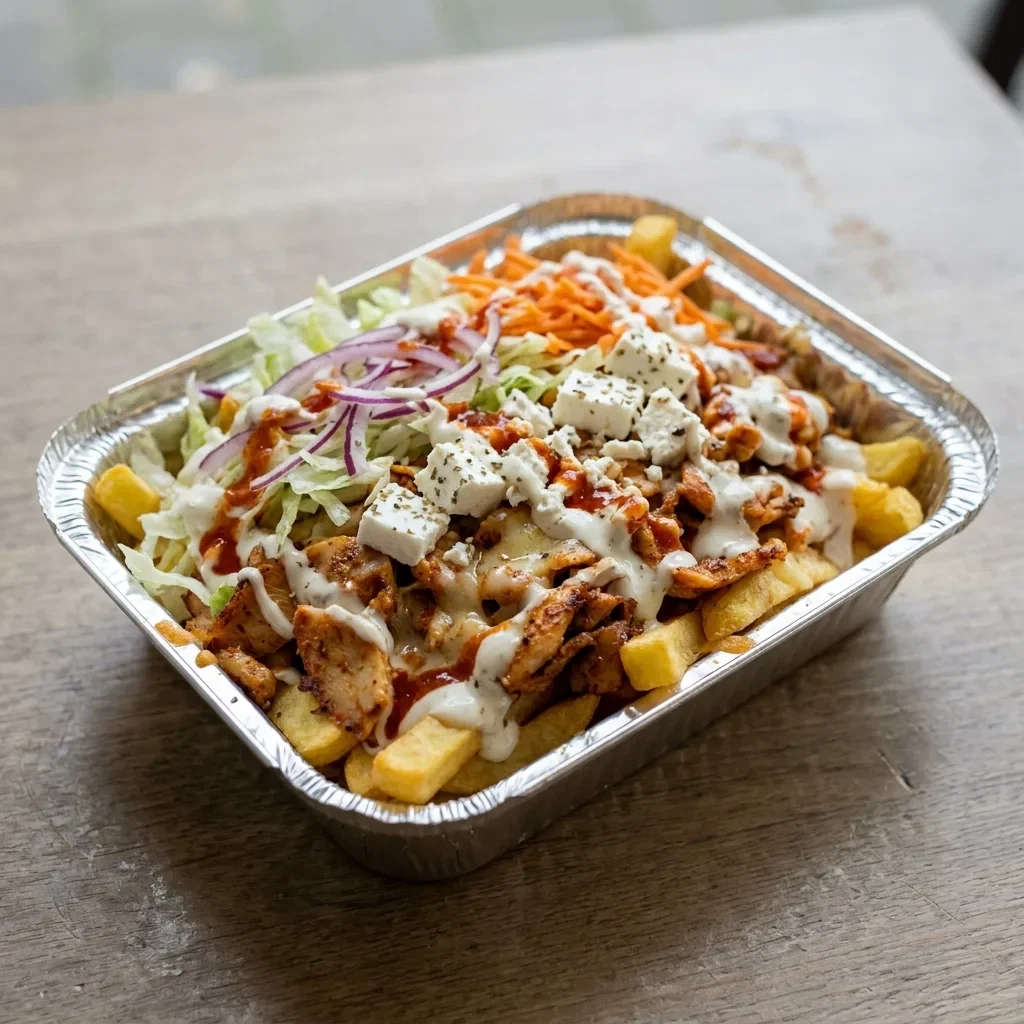 Kapsalon kip feta