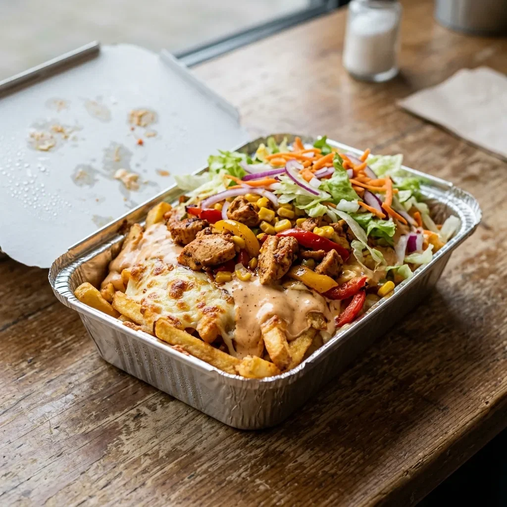 Kapsalon kip mexicano