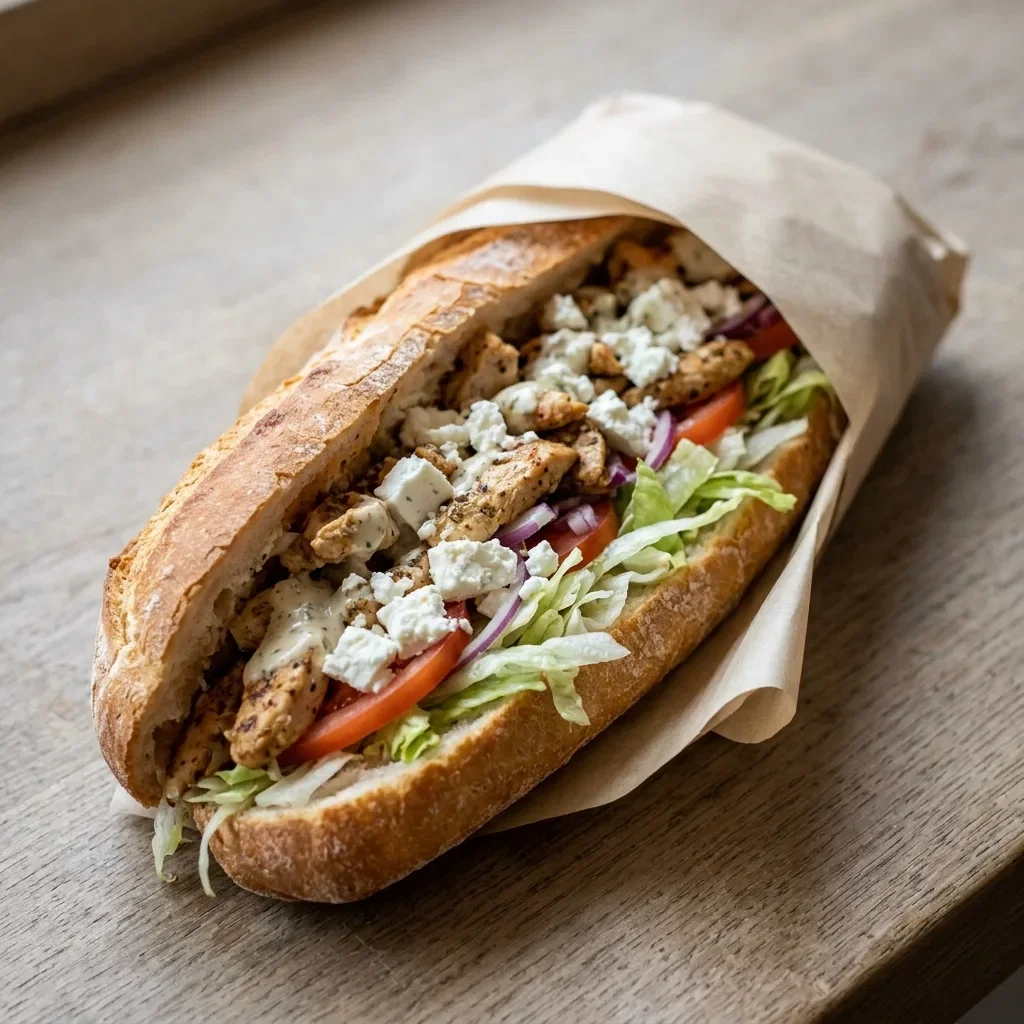 Broodje kip feta