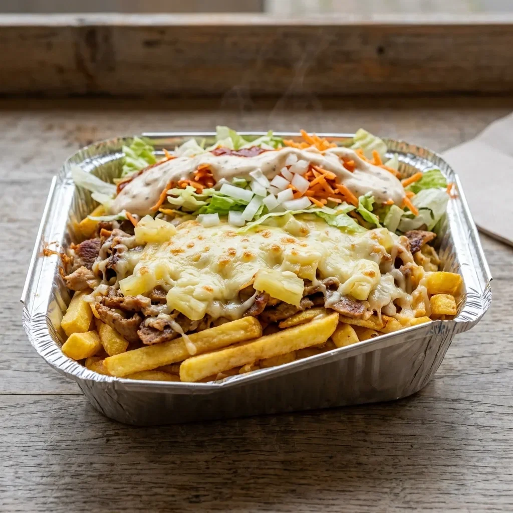 Kapsalon mix hawaï