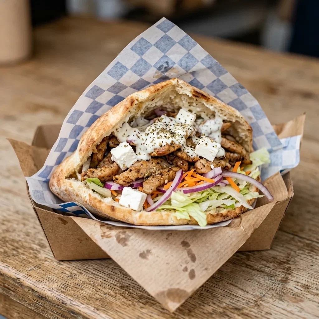 Broodje pita feta