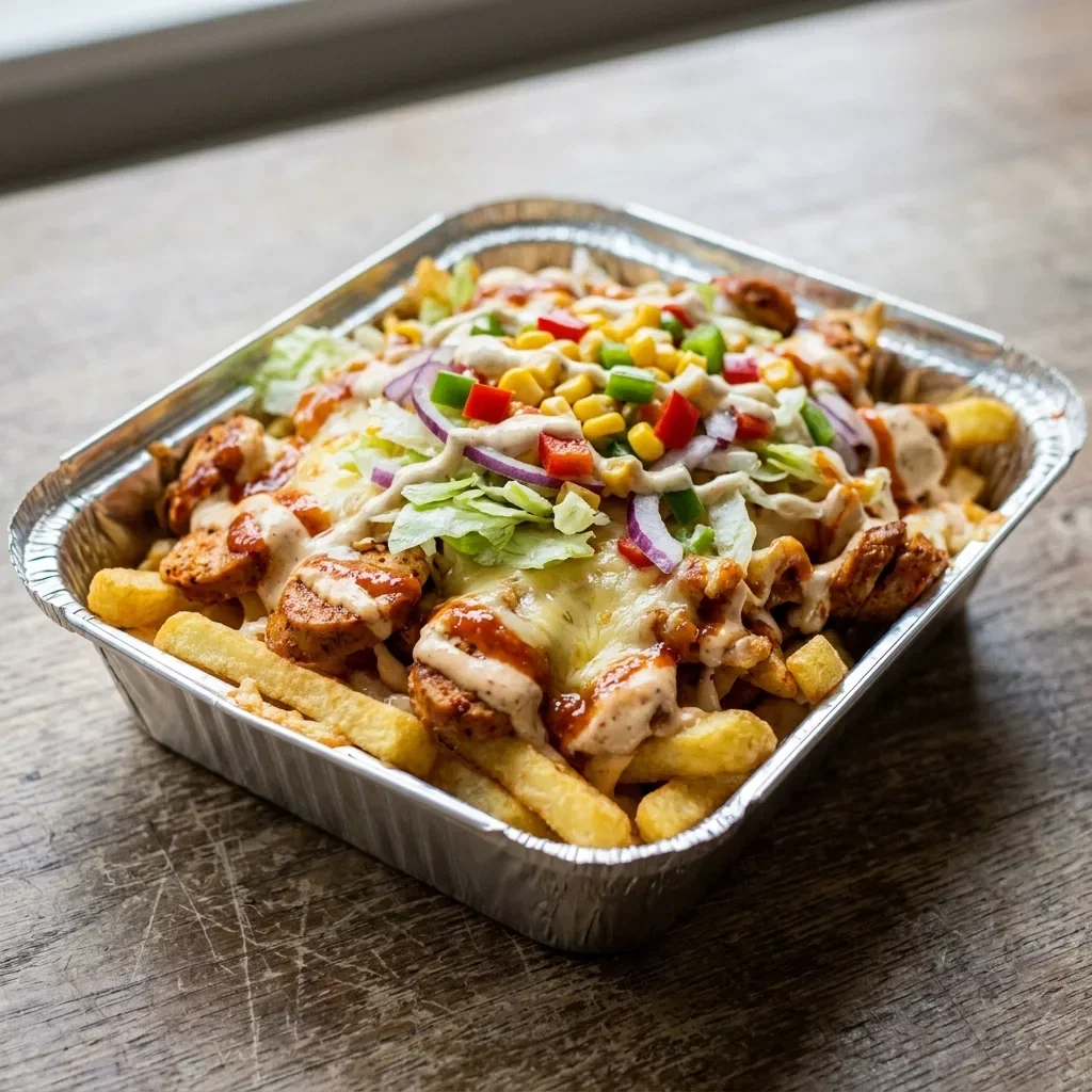 Kapsalon kip mexicano