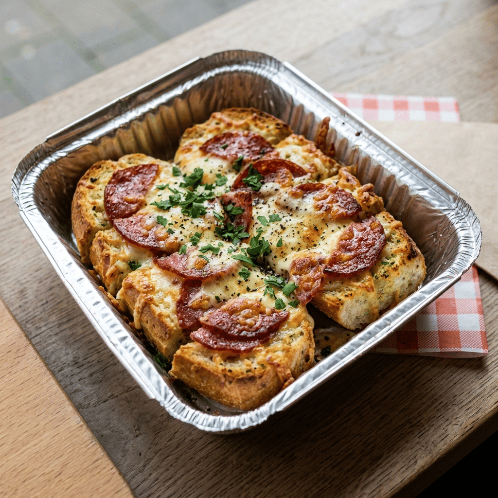 Lookbrood met Kaas en Salami