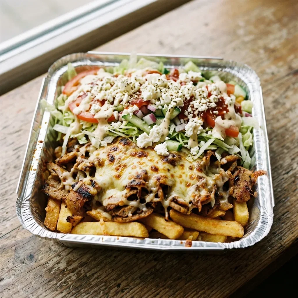 Kapsalon pita feta