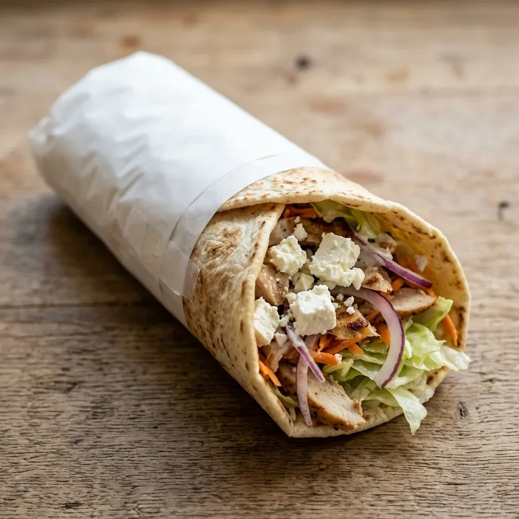 Durum pita feta