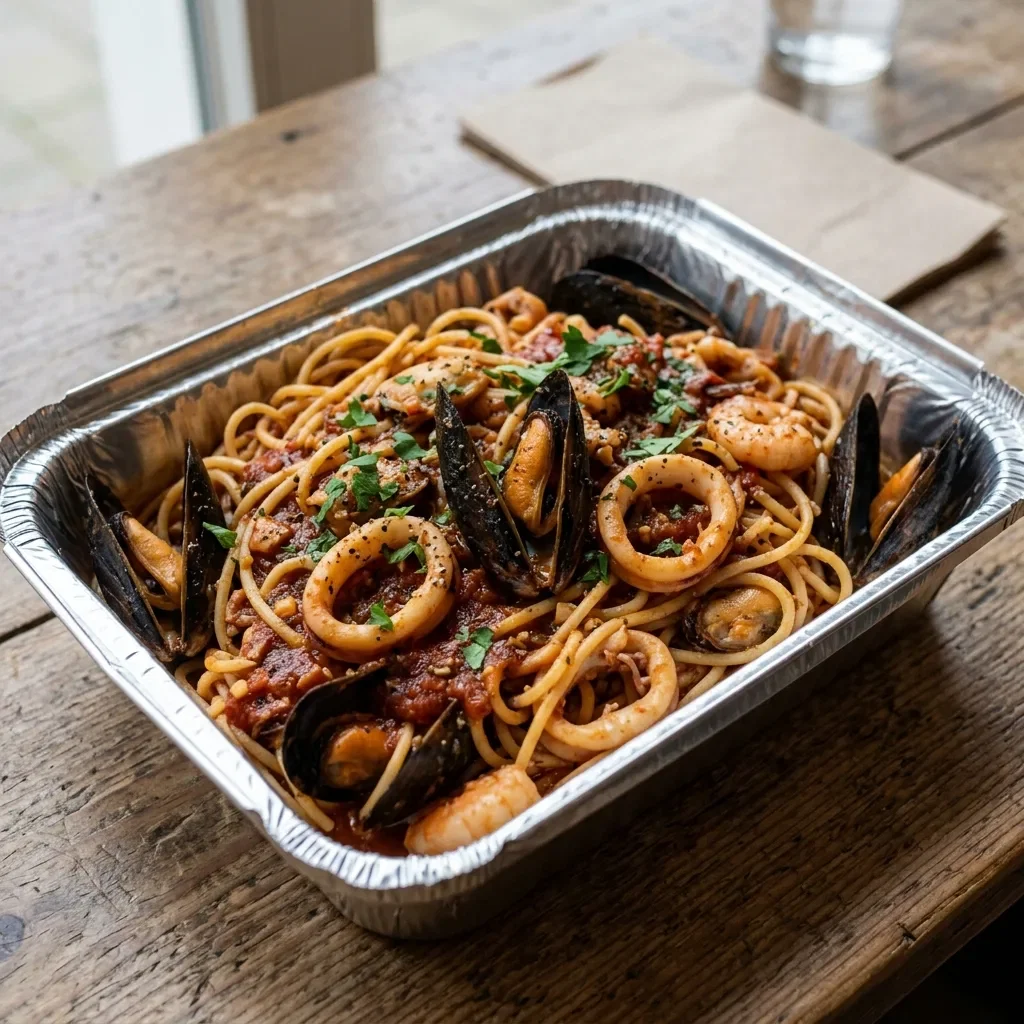 Pasta frutti di mare