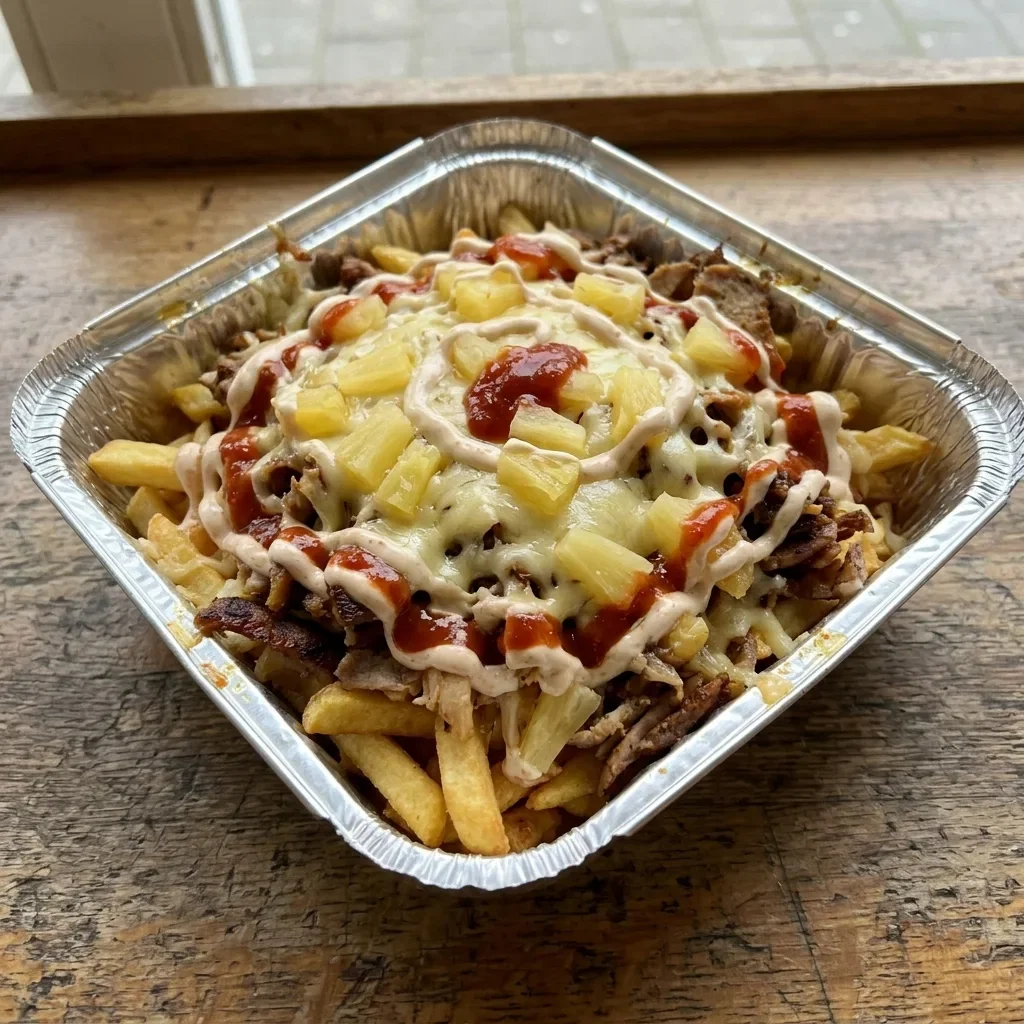 Kapsalon mix hawaï
