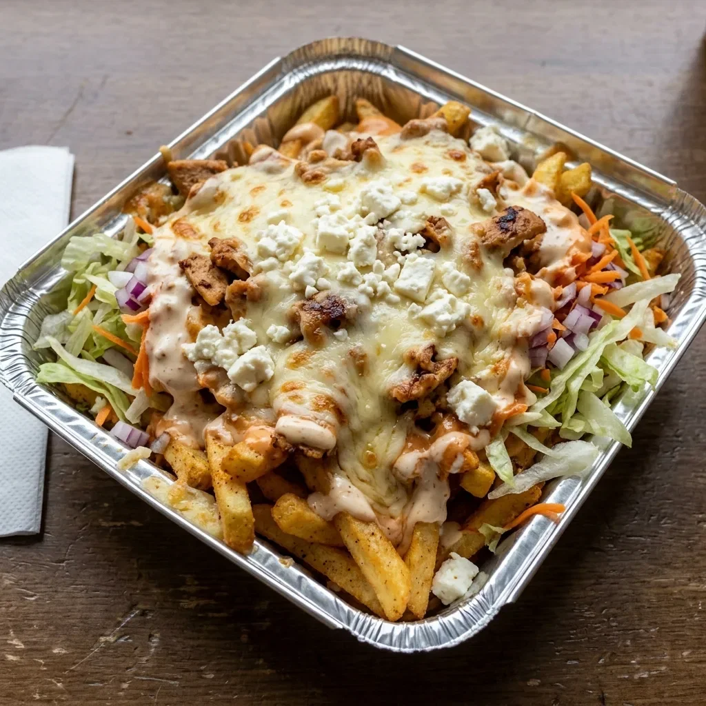 Kapsalon pita feta