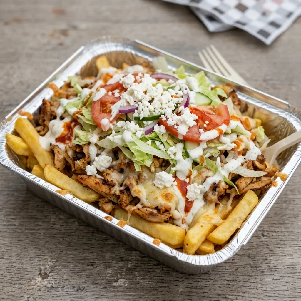 Kapsalon kip feta