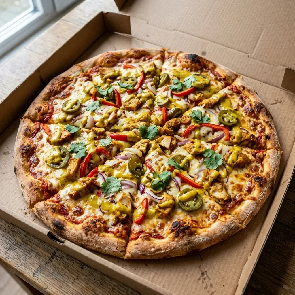 Pizza hot pollo large