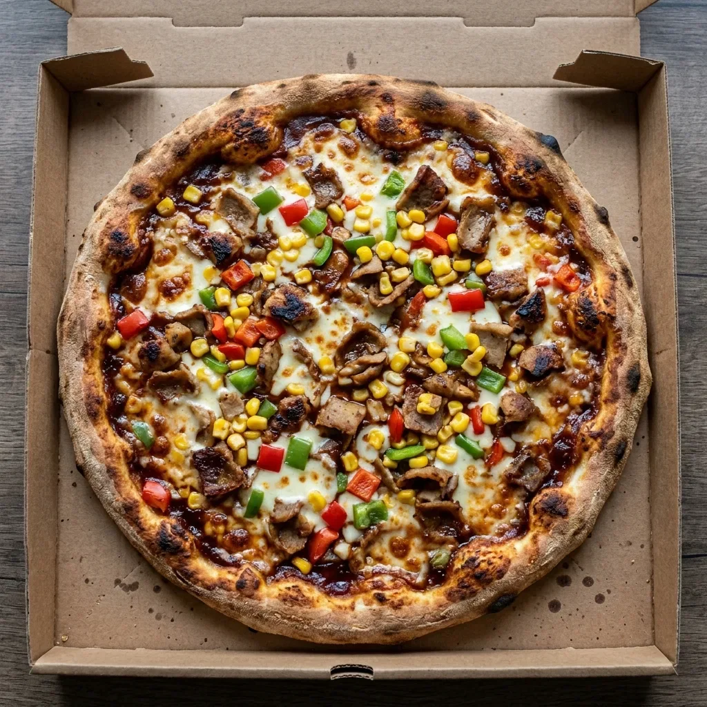 Pizza barbecue large