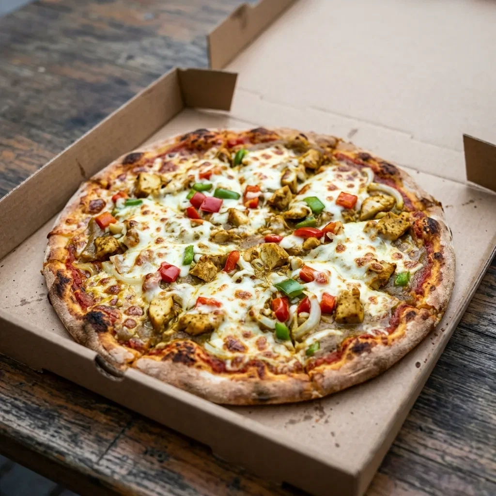 Pizza curry exotica medium
