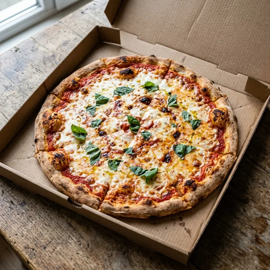 Pizza margherita large