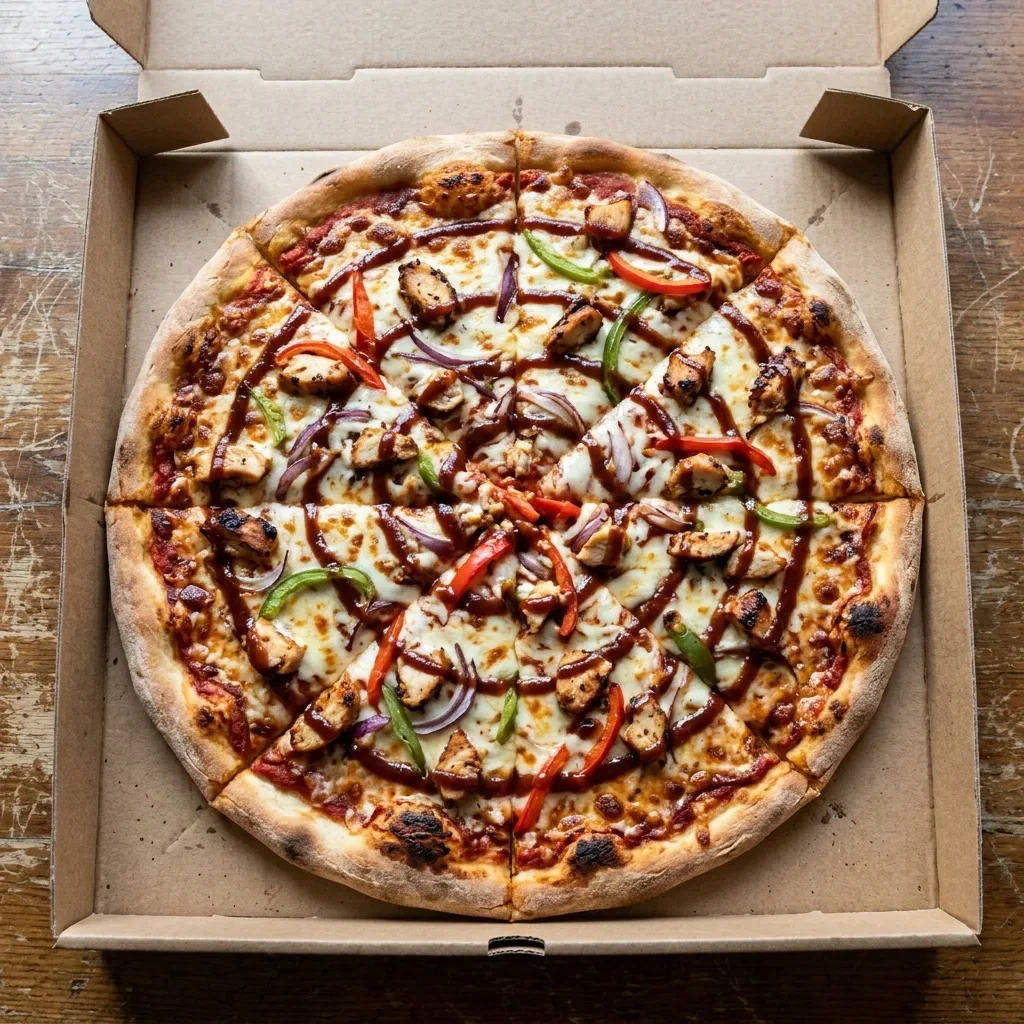 Pizza barbecue chicken large