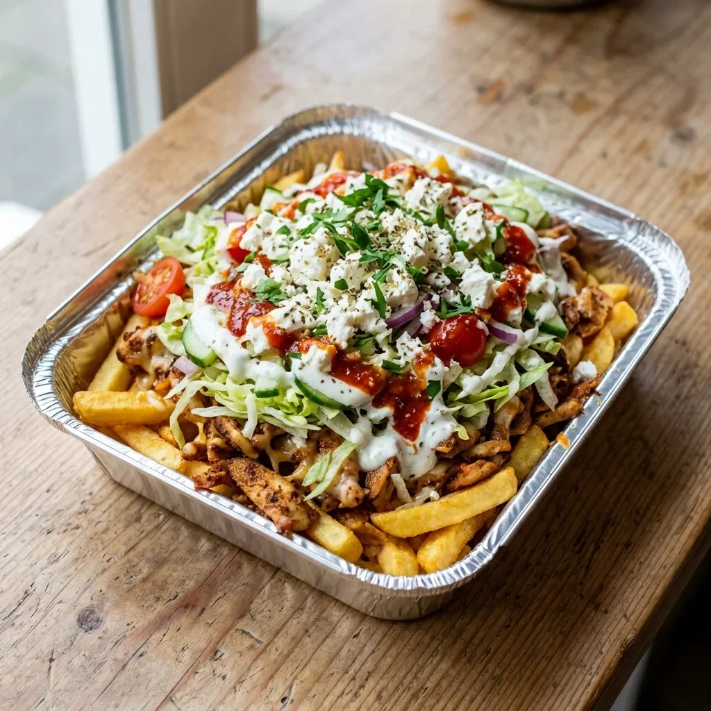 Kapsalon feta kaas