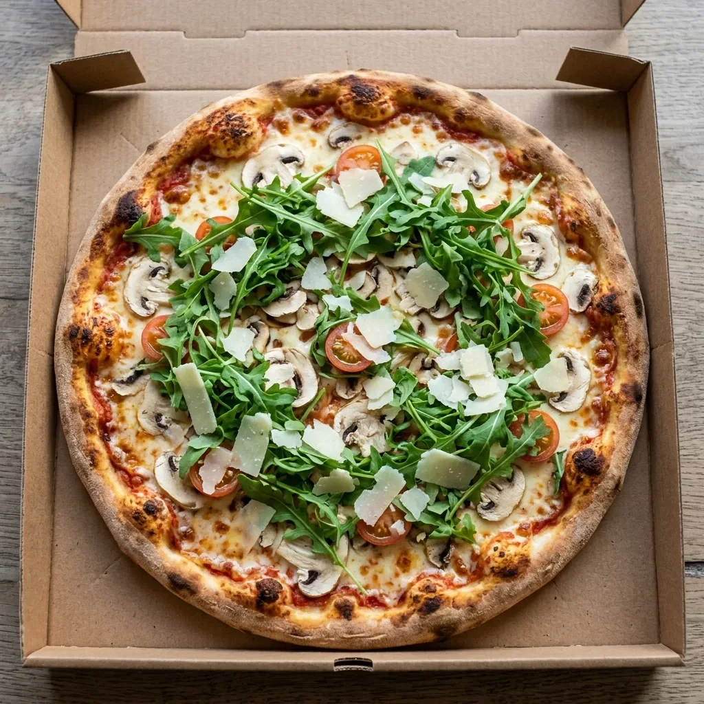 Funghi rucola