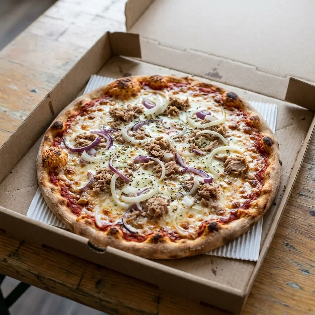 Pizza tonno medium