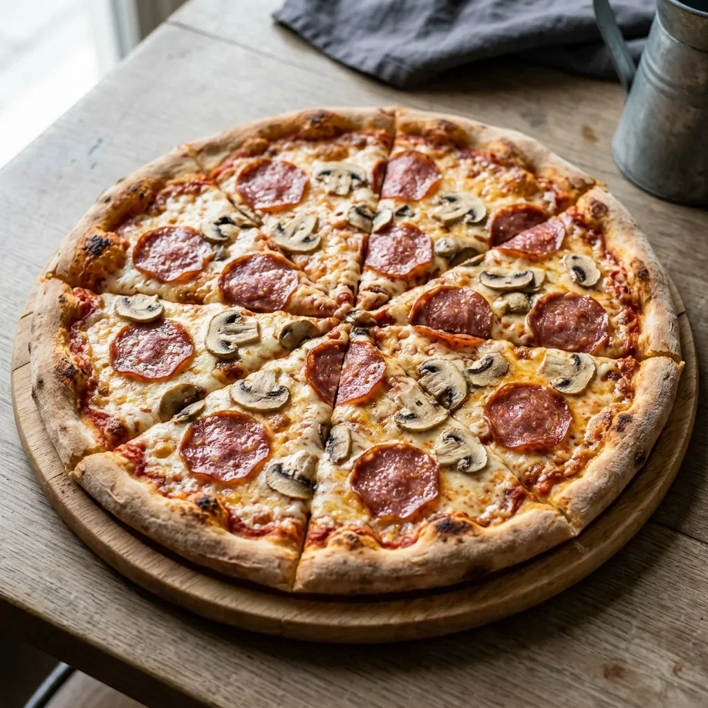 Pizza cagliari large