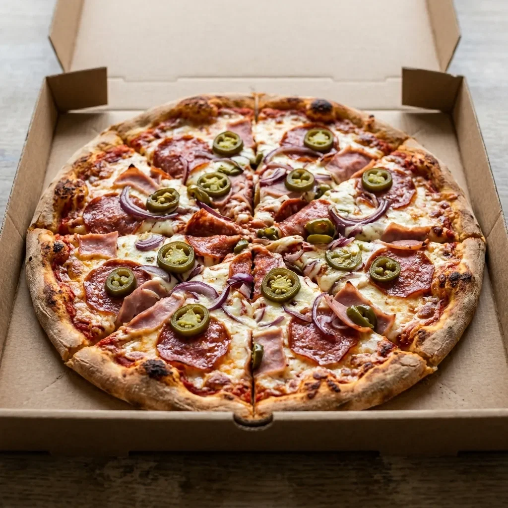 Pizza picante large
