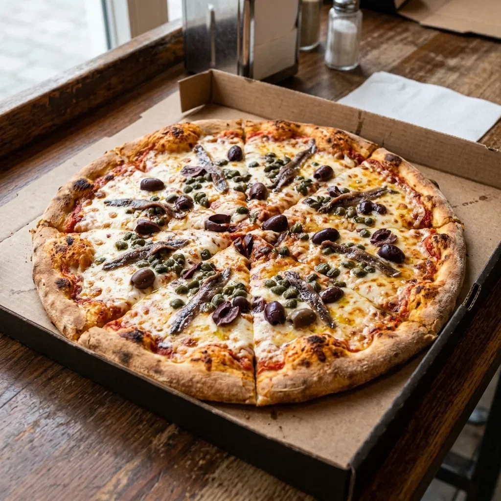 Pizza siciliane large