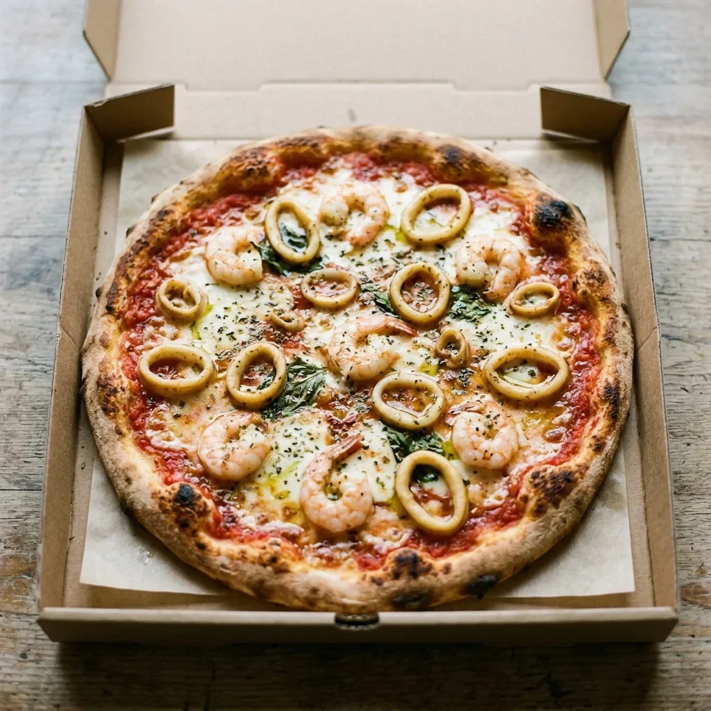 Pizza marinara medium