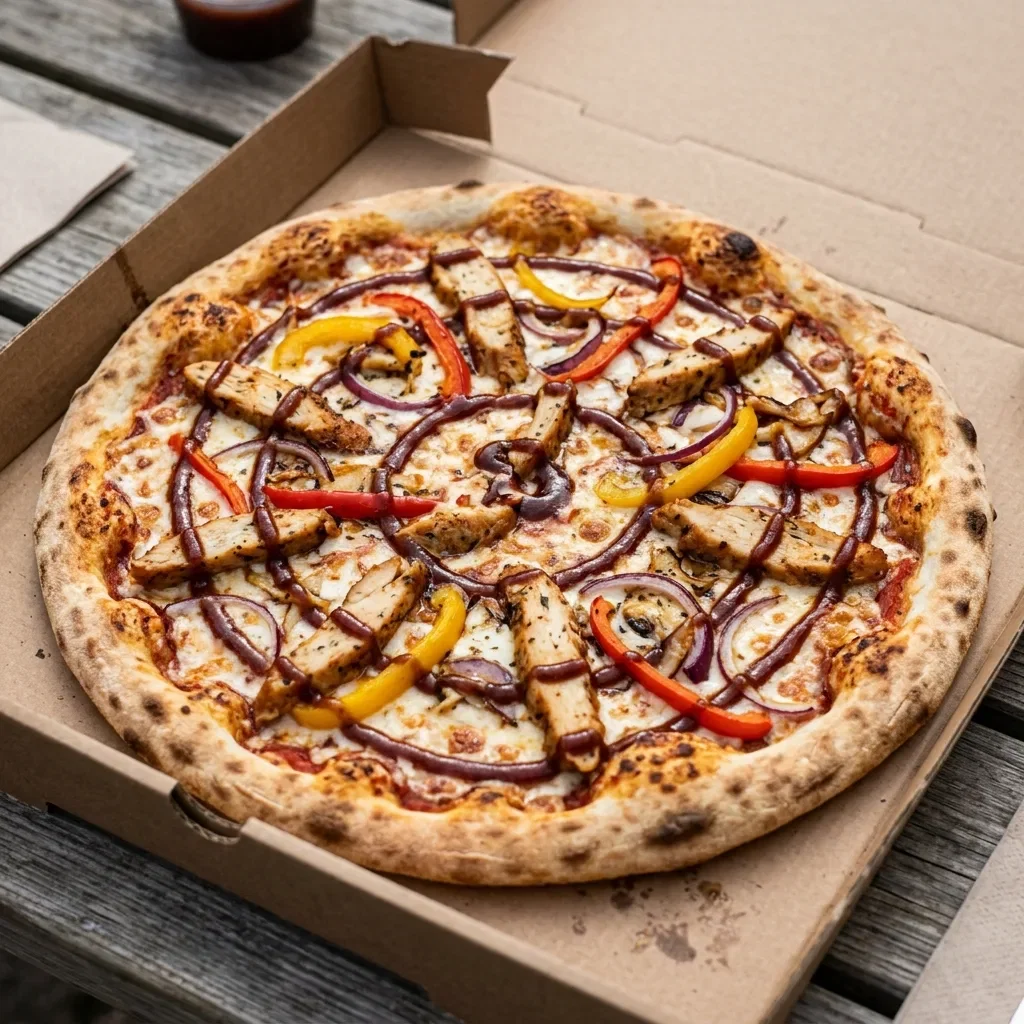 Pizza barbecue chicken medium