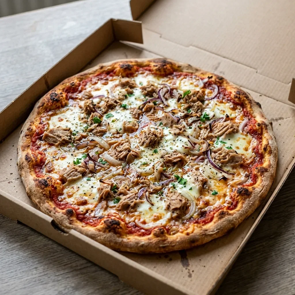 Pizza tonno large