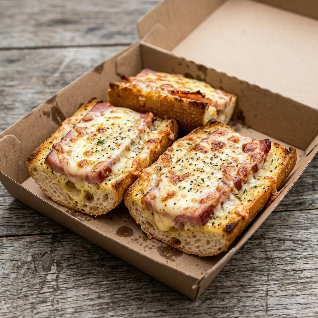 Lookbrood met kaas en ham