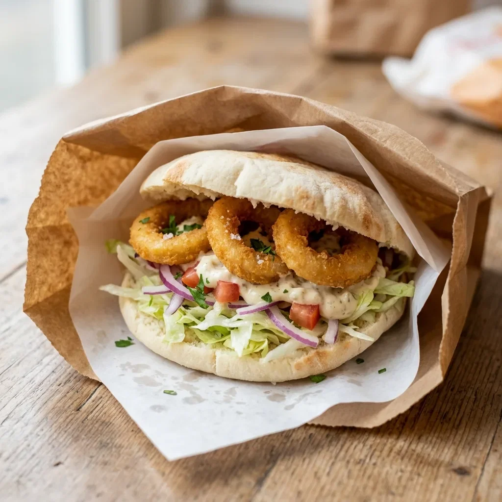 Broodje pita calamares