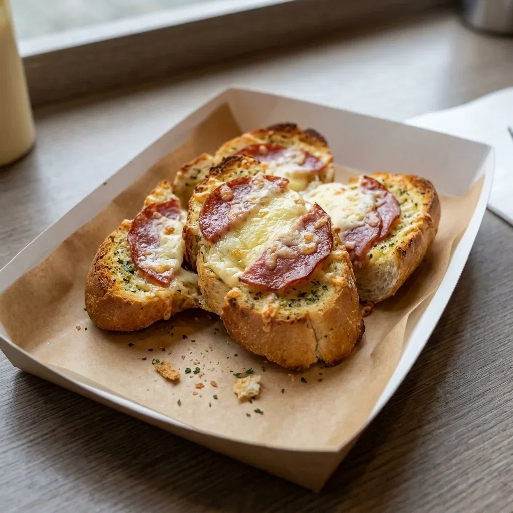 Lookbrood met salami