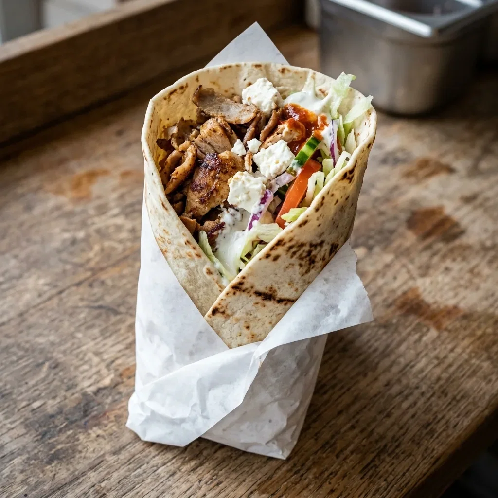 Durum pita feta
