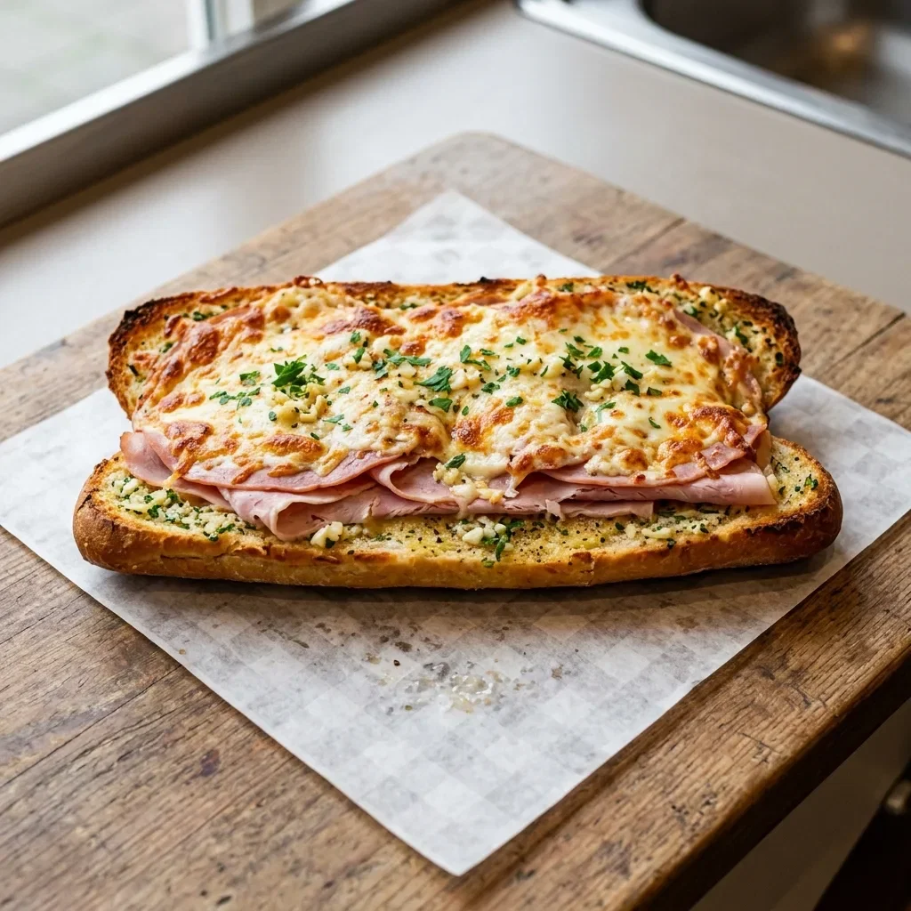Lookbrood met ham