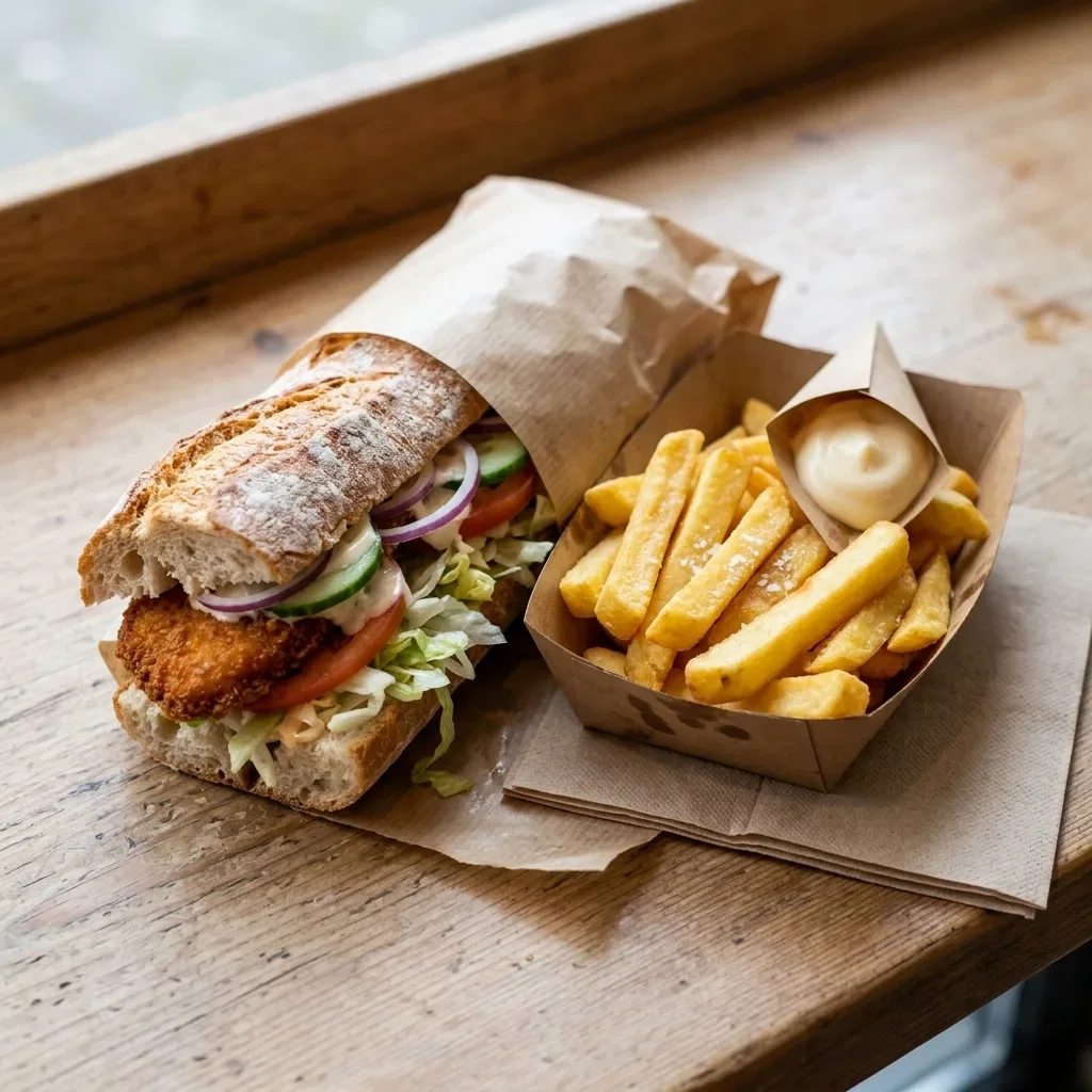 Broodje kip kipburger