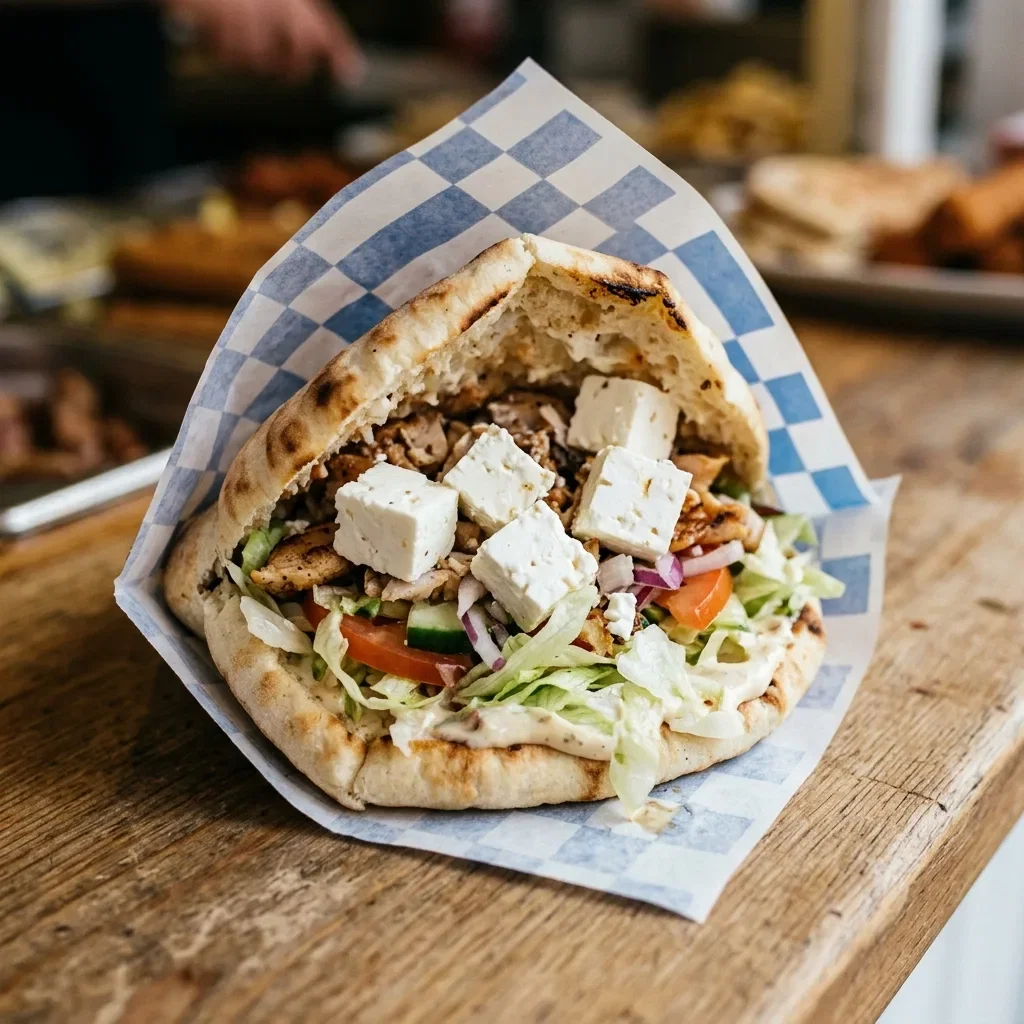 Broodje pita feta