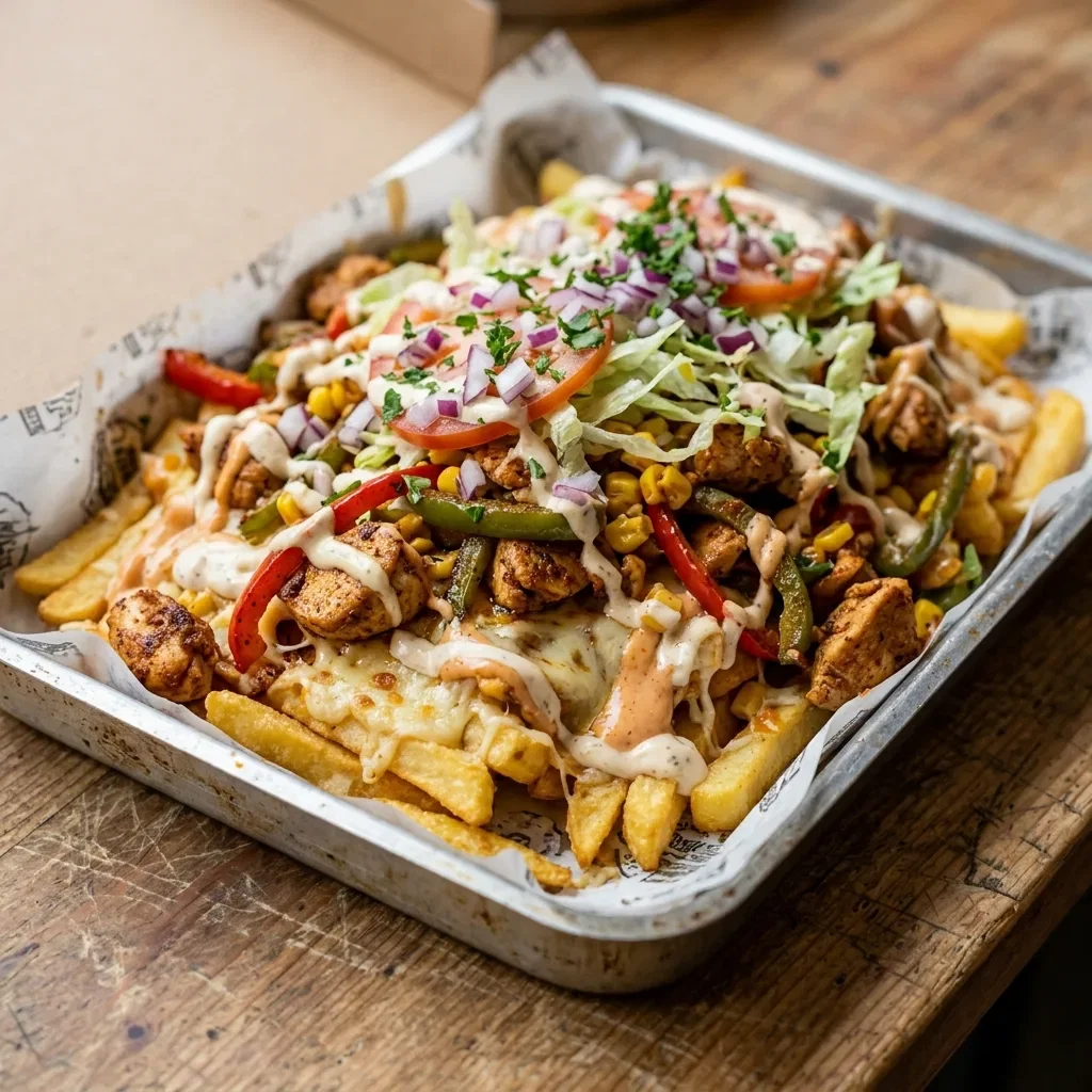 Kapsalon kip mexicano