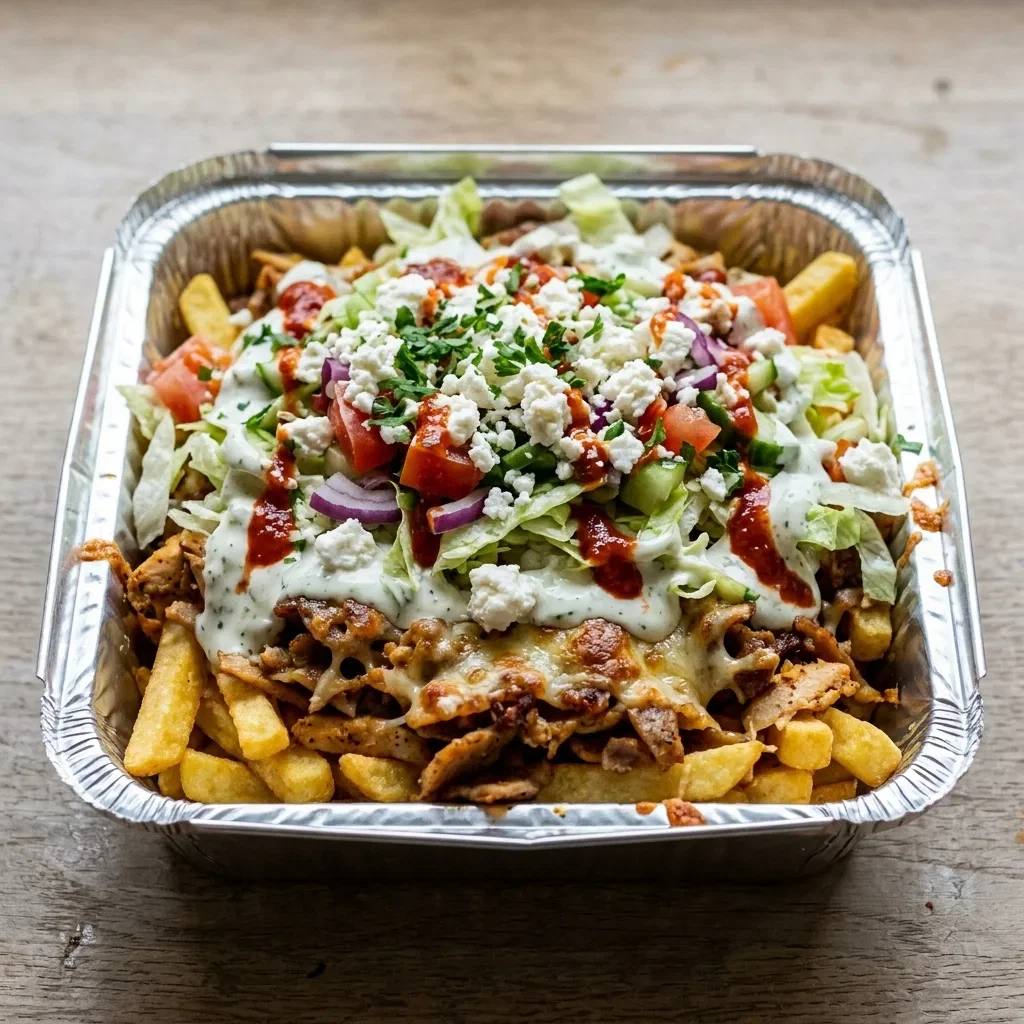 Kapsalon pita feta