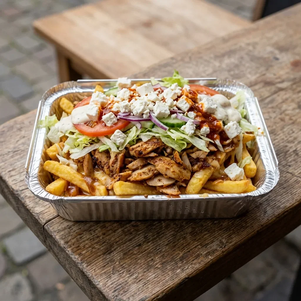 Kapsalon kip feta