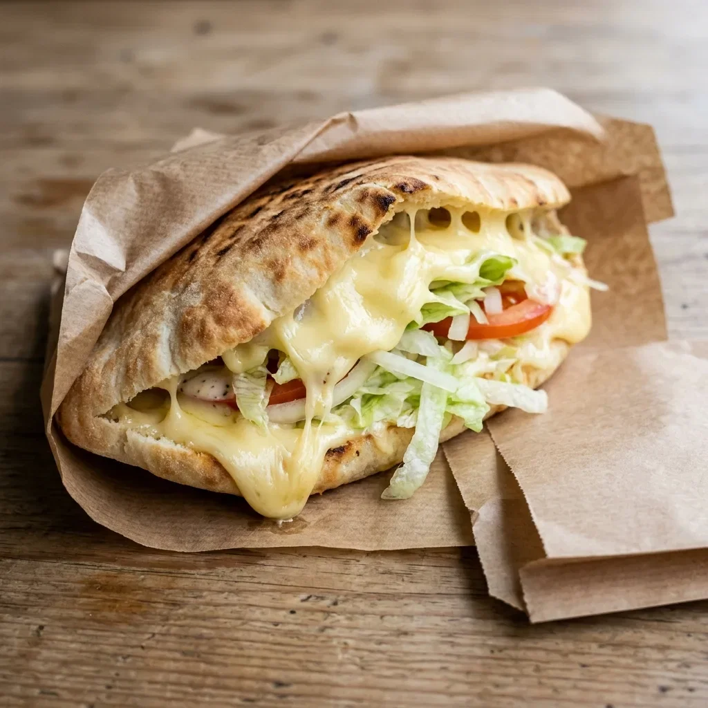 Broodje pita kaas