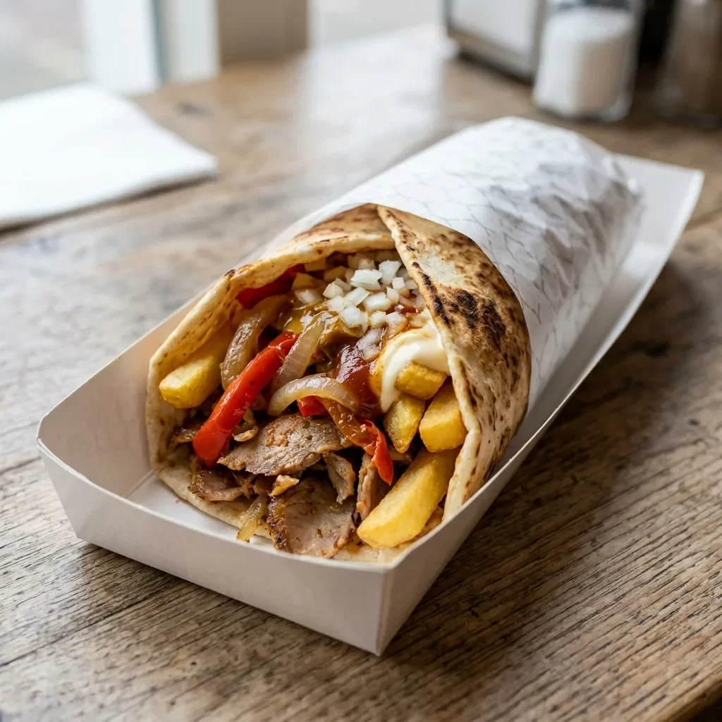 Durum friet pita speciaal
