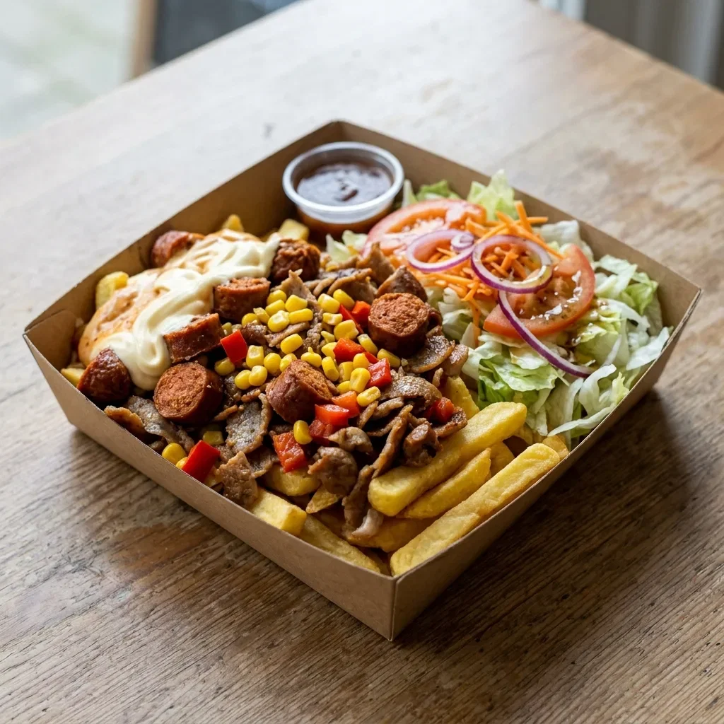 Schotel kebab mexicano