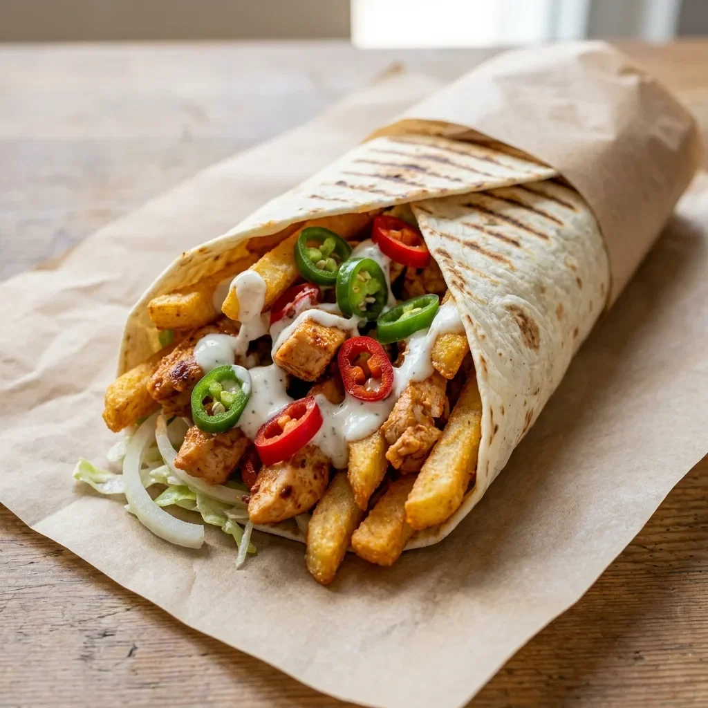 Durum xl friet kip pikant