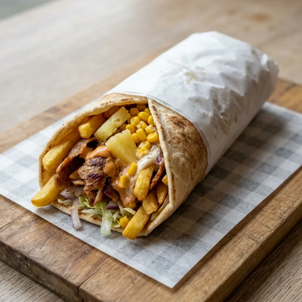 Durum xl friet kebab tropical