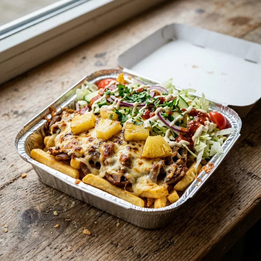 Kapsalon mix hawaï