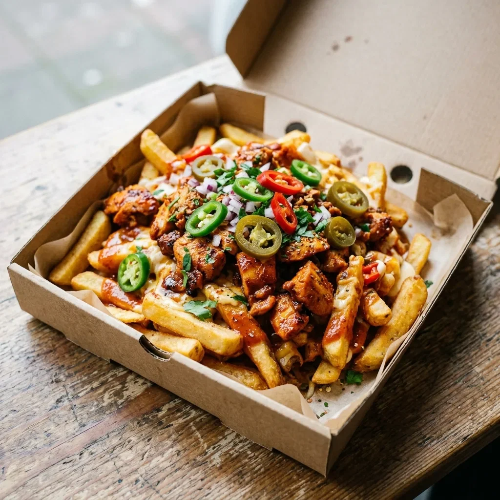 Durum friet kip pikant